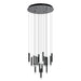 Buy Cluster Pendants Australia Estanerios Cluster Pendant 17 Lights Black Steel 3000K - 205663N