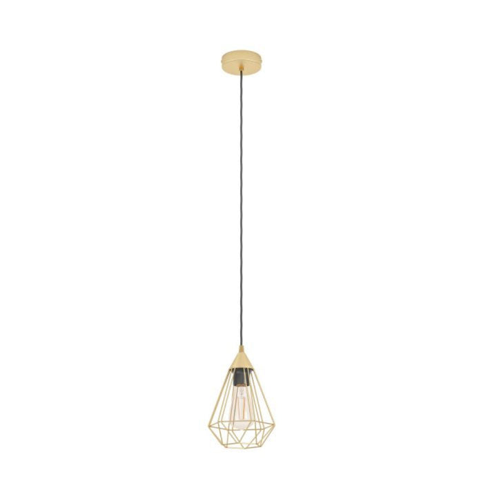 Buy Pendant Lights Australia TARBES Pendant Light Brushed W175mm Brass Steel - 43681N