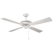 Buy AC Ceiling Fans Australia Majestic AC Ceiling Fan 52" Coolah White Blades - 830