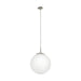 Buy Pendant Lights Australia Rondo 1 Light Pendant Width 250 mm Satin Nickel Steel - 85262N