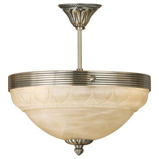 Buy Semi-Flush Mount Lights Australia MARBELLA Champagne & Bronze 3 Light Semi Flush Mount Light- 85856