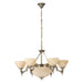 Buy Chandeliers Australia MARBELLA Champagne & Bronze 9 Light Chandelier - 85858