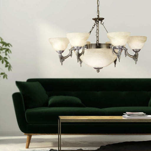 Buy Chandeliers Australia MARBELLA Champagne & Bronze 9 Light Chandelier - 85858