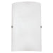 Buy Wall Sconce Australia Troy 1 Light Wall Light Satin Nickel & White - 85979N