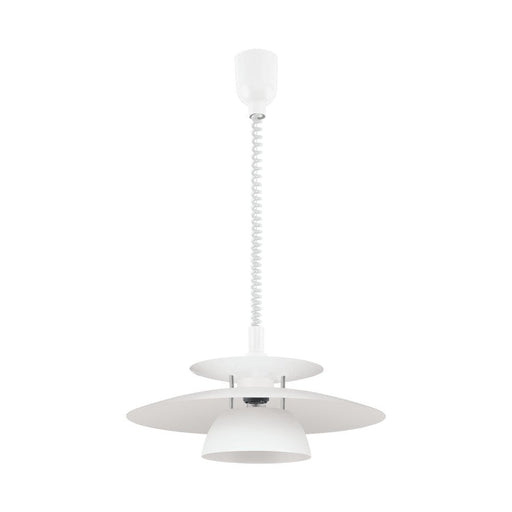 Buy Pendant Lights Australia Brenda 1 Light Pendant White 430mm - 87055