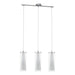 Buy Island Pendant Lights Australia Pinto 3 Light Pendant Chrome & Clear White - 89833