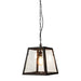 Buy Pendant Lights Australia Alphise Pendant Light Black Iron / Glass - ELHK2126S