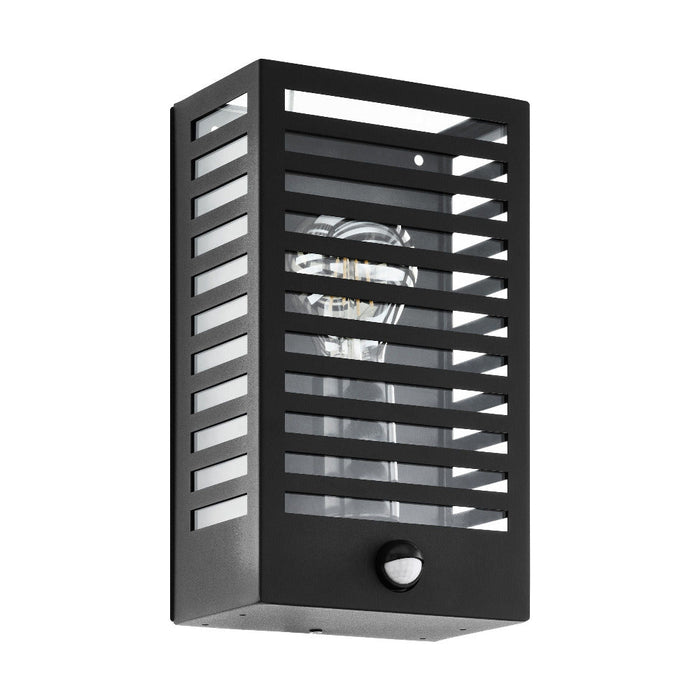 Buy Security Wall Lights Australia Alamonte 3 1 Light Wall Light With Sensor Black - 900137N