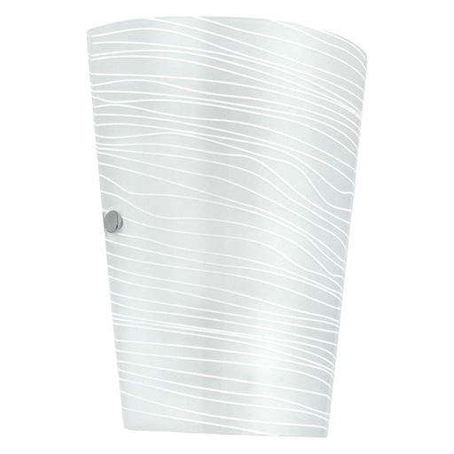 Buy Wall Sconce Australia Caprice 1 Light Wall Light Chrome & White 185mm - 91856N