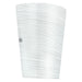 Buy Wall Sconce Australia Caprice 1 Light Wall Light Chrome & White 185mm - 91856N