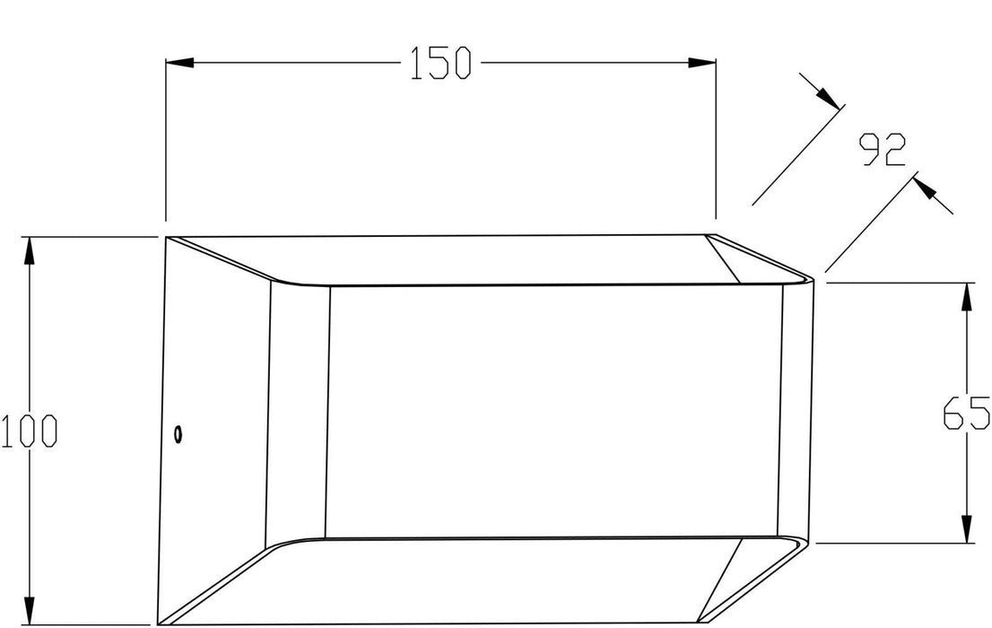 Buy Up / Down Wall Lights Australia LOUNGE III S9327 Architectural Exterior LED Wall Light White 10W 3000K - S9327/150WW/WH