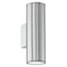 Buy Exterior Wall Lights Australia Riga 2 Light Wall Light LED 3000K Stainless Steel - 94107