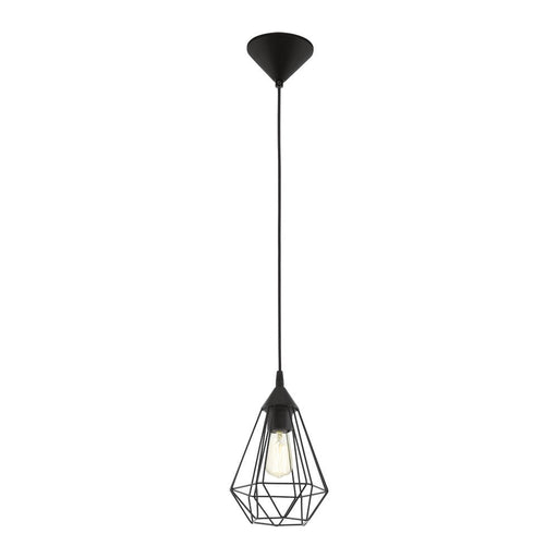 Buy Pendant Lights Australia Tarbes 1 Light Pendant Black 175mm - 94187
