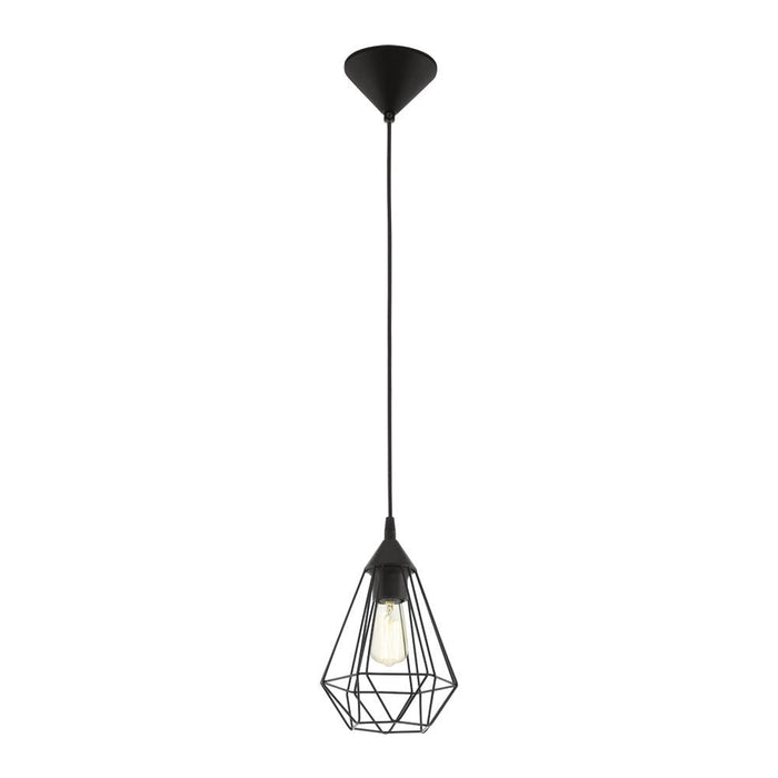 Buy Pendant Lights Australia Tarbes 1 Light Pendant Black 175mm - 94187