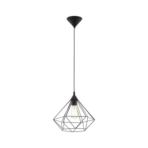 Buy Pendant Lights Australia Tarbes 1 Light Pendant Black 325mm - 94188