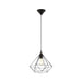 Buy Pendant Lights Australia Tarbes 1 Light Pendant Black 325mm - 94188