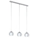 Buy Island Pendant Lights Australia Rocamar 3 Light Pendant Chrome & Clear - 94593