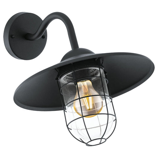 Buy Exterior Wall Lights Australia Melgoa Wall Light Black - 94792