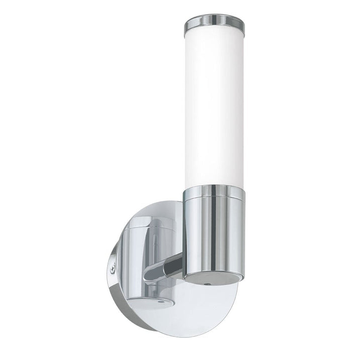 Buy Bathroom Vanity Lights Australia Palmera 1 Light Wall Light 3000K LED Chrome & White - 95141