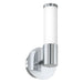 Buy Bathroom Vanity Lights Australia Palmera 1 Light Wall Light 3000K LED Chrome & White - 95141