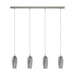 Buy Island Pendant Lights Australia Farsala 4 LED Pendant 3000K Satin Nickel Steel - 96344N