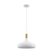 Buy Pendant Lights Australia Sabinar 1 Pendant Light Large White Steel - 96983N