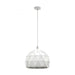 Buy Pendant Lights Australia Roccaforte 1 Light Pendant White 400mm - 97855N