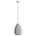 Buy Pendant Lights Australia Alobrase 1 Light Pendant Chrome & Black Transparent 300mm - 98614N