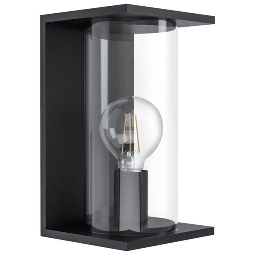 Buy Exterior Wall Lights Australia Cascinetta 1 Light Wall Height 280 mm Black  Zinc-Plated Steel - 98713N