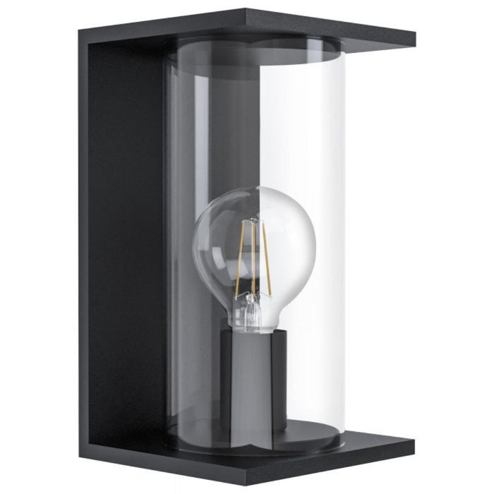 Buy Exterior Wall Lights Australia Cascinetta 1 Light Wall Height 280 mm Black  Zinc-Plated Steel - 98713N