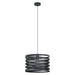 Buy Pendant Lights Australia Cremella 1 Light Pendant Large Black Steel - 99345N