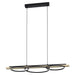 Buy LED Pendants Australia Boyal 3 Circle LED Pendant Light Brown Wood 3000K - 99625