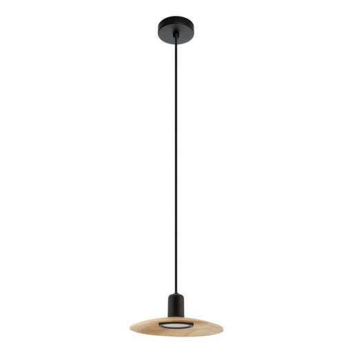 Buy Pendant Lights Australia MAYAZES Pendant Light Black / Natural Steel - 39911N