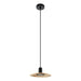 Buy Pendant Lights Australia MAYAZES Pendant Light Black / Natural Steel - 39911N