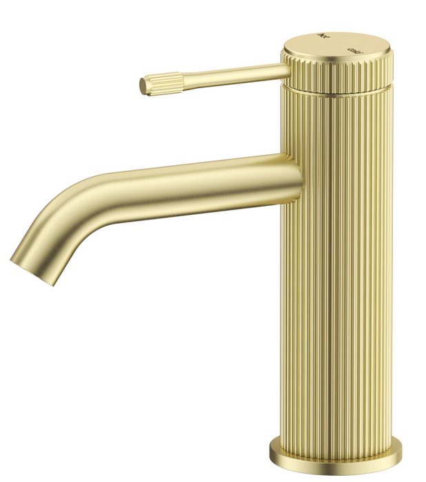 Mica Fluted Basin Mixer French Gold - BMC-6-NR-FG