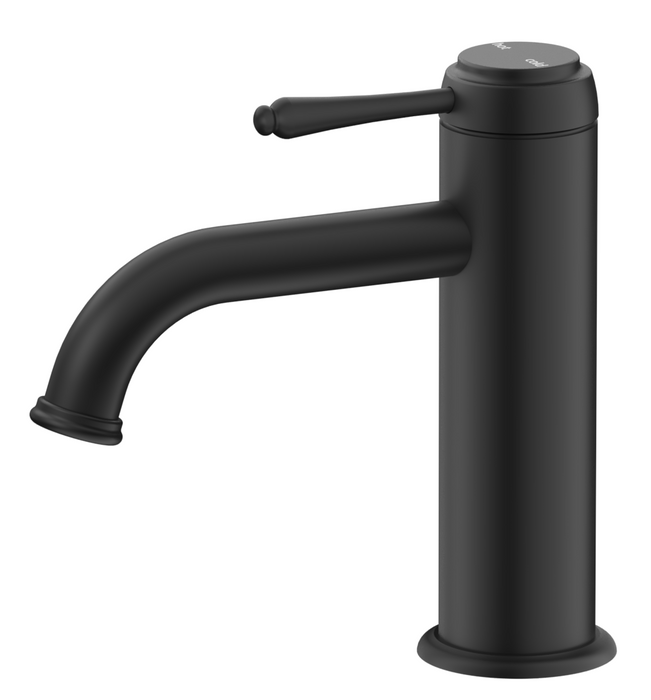 Mica Heritage Basin Mixer Black - BM-4-BLK