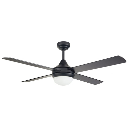 Buy AC Ceiling Fans With Light Australia Azure AC Ceiling Fan 48" With LED Matt Black Blades - A2329