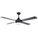 Buy AC Ceiling Fans With Light Australia Azure AC Ceiling Fan 48" With LED Matt Black Blades - A2329