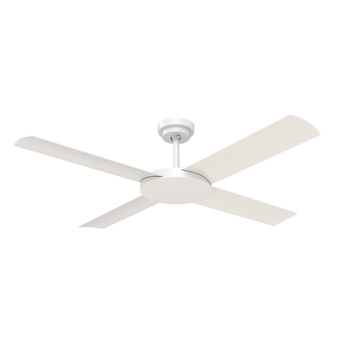 Buy AC Ceiling Fans Australia Revolution 3 AC Ceiling Fan 52" White Blades - A3180