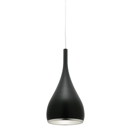 Buy Pendant Lights Australia Aero 1 Light Pendant Matt Black - AERO1PBLK