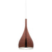 Buy Pendant Lights Australia Aero 1 Light Pendant Rose Gold - AERO1PRGLD