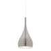 Buy Pendant Lights Australia Aero 1 Light Pendant Satin Chrome - AERO1PSC