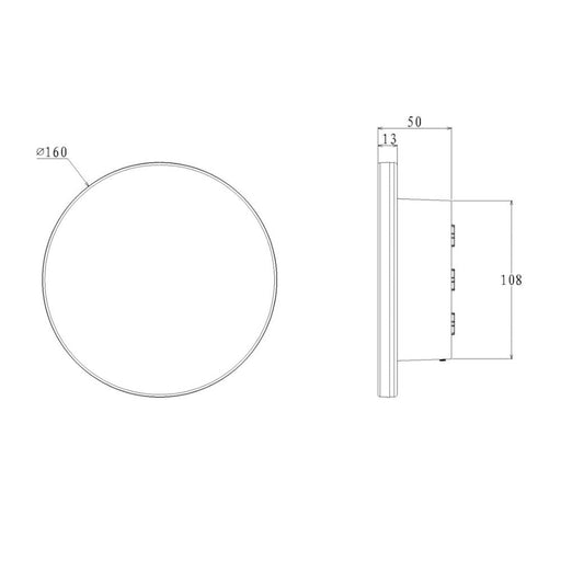 Buy Exterior Wall Lights Australia AFFINITY Exterior Wall Light 8W Black 3CCT - SE7359TC/BK
