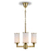 Buy Chandeliers Australia Ahern 3 Light Pendant Brass & Opal - AHERN PE3-BS+OP