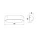 Buy Exterior Wall Lights Australia Aken 13W LED Exterior Surface Mounted Wall Light White - AKEN2