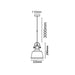 Buy Pendant Lights Australia Alta 1 Light Pendant Black With Copper Hightlights - ALTA2