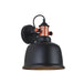 Buy Wall Sconce Australia Alta Adjustable Wall Light Black With Copper Hightlights - ALTA2W