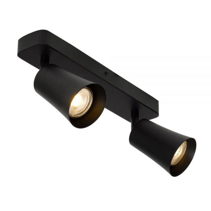 Buy Spotlights Australia Alvey 2 Light Spotlight Black ALVEY SP2B-BK