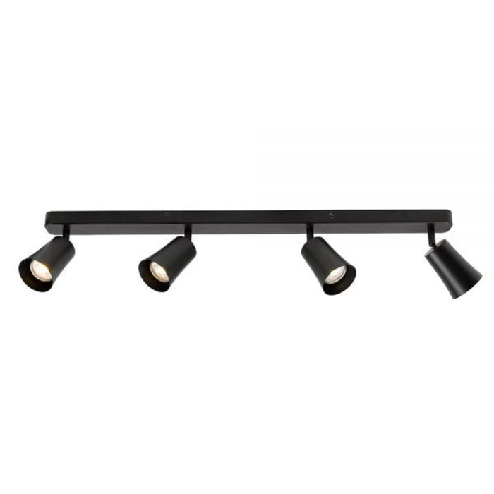 Buy Spotlights Australia Alvey 4 Light Spotlight Black ALVEY SP4B-BK