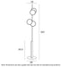 Buy Floor Lamps Australia Amparo Floor Lamp Black - AMPARO FL-BK